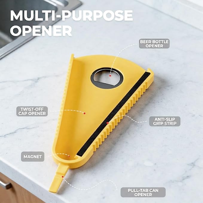 2Pcs Multi-Purpose Jar Opener, Non-Slip Bottle Opener - Image 3