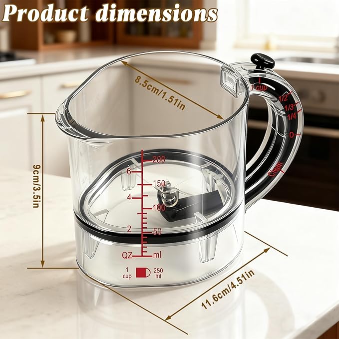 4-in-1 Adjustable Measuring Cup - Image 3
