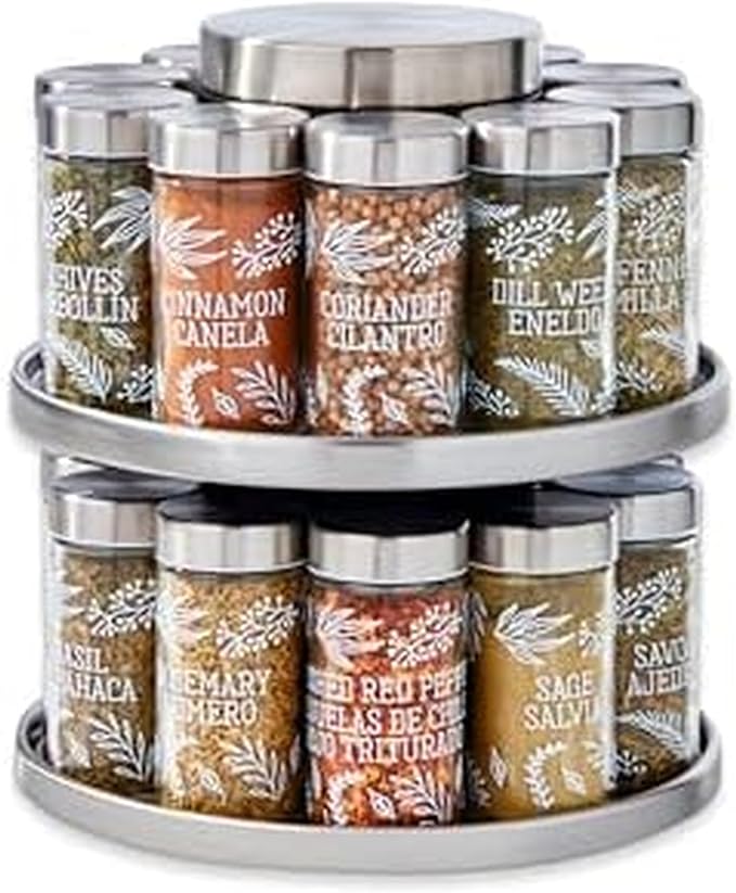 Kamenstein 20 Jar Revolving Spice Rack by Kamenstein