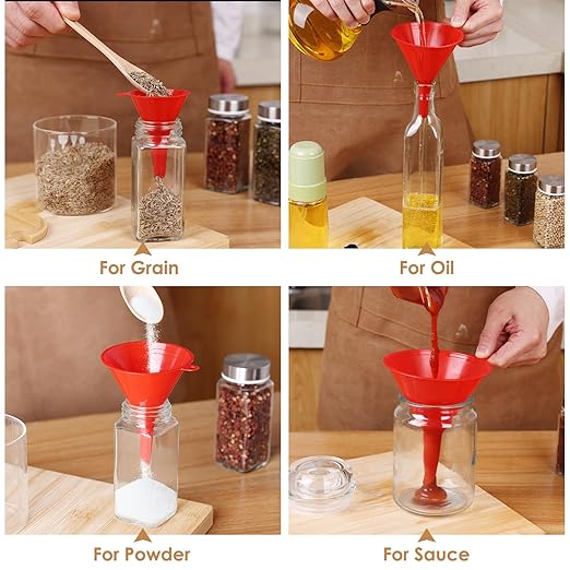 4 PCS Plastic Kitchen Funnel Set - Image 7