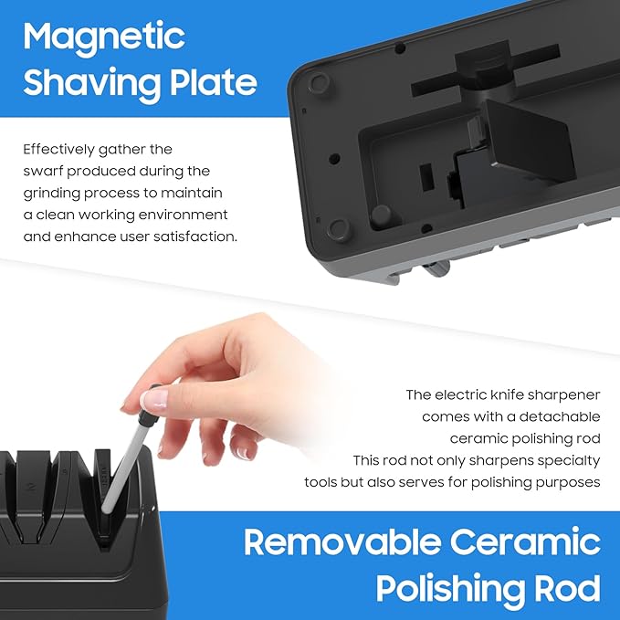 5-in-1 Electric Knife Sharpener - Image 5