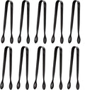 10 Pack Small Ice Tongs Sugar Tongs, Stainless Steel Mini Serving Appetizers by TOUGS