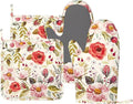 Wildflowers Floral Oven Mitts Pot Holders Set Silicone Heat Resistant Botanical by LONSANT