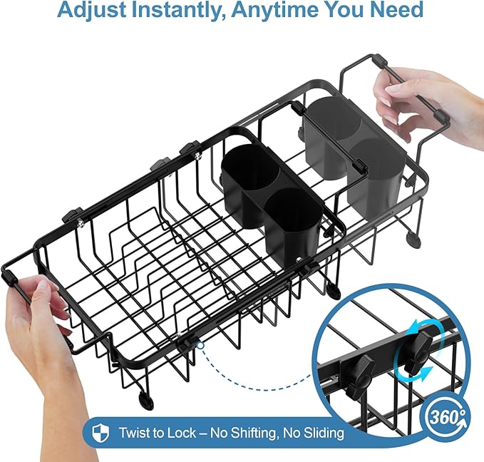 iSPECLE Small Sink Dish Drying Rack - Image 5