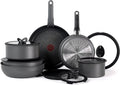 T-fal Ingenio Expertise Non Stick Cookware Set 14 Piece, Oven Broiler Safe 500F by T-falbrand