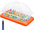 Leitee 3 Pcs Inflatable Serving Bar Kit Includes Salad Buffet Tray by Leitee