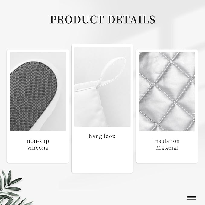 Rooster Hen Oven Mitts and Pot Holders Sets Silicone Rustic Domestic Animal - Image 5