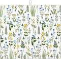 Blue Yellow Wildflower Dish Drying Mats by Unknown