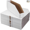 ZBEIVAN Cardboard Storage Bins Boxes 35 Packs 12x2x4.5 Inches, Easy Assembly by ZBEIVAN