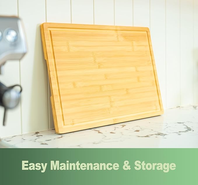 Allsum 30x20" Bamboo Cutting Board - Image 6