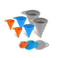 Kitchen Funnels for Filling Bottles, Silicone Small and Large Funnel Set by Unknown