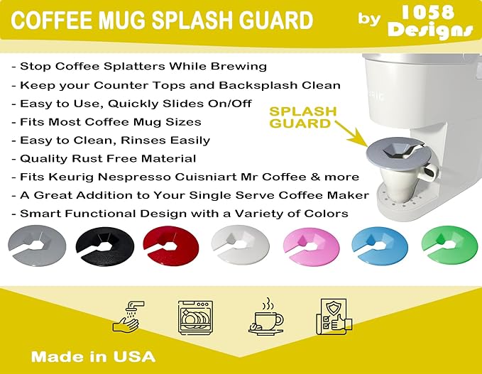 Coffee Mug Cup Splash Splatter Guard Screen compatible - Image 2