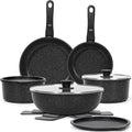 SODAY 15Pcs Pots and Pans Set Non Stick, Cookware Sets by SODAY