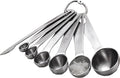 Stainless Steel Measuring Spoons Set, 7 Pieces Kitchen Measuring Sets Gadgets by GrandFort