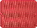 Silicone Dish Drying Mat, Non-Slip Easy Clean Sink Mat Large Heat-resistant by MODENGKONGJIAN
