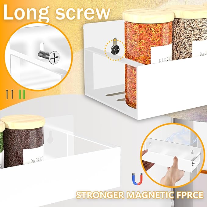 SMRCAD Magnetic Spice Rack Organizer - Image 3