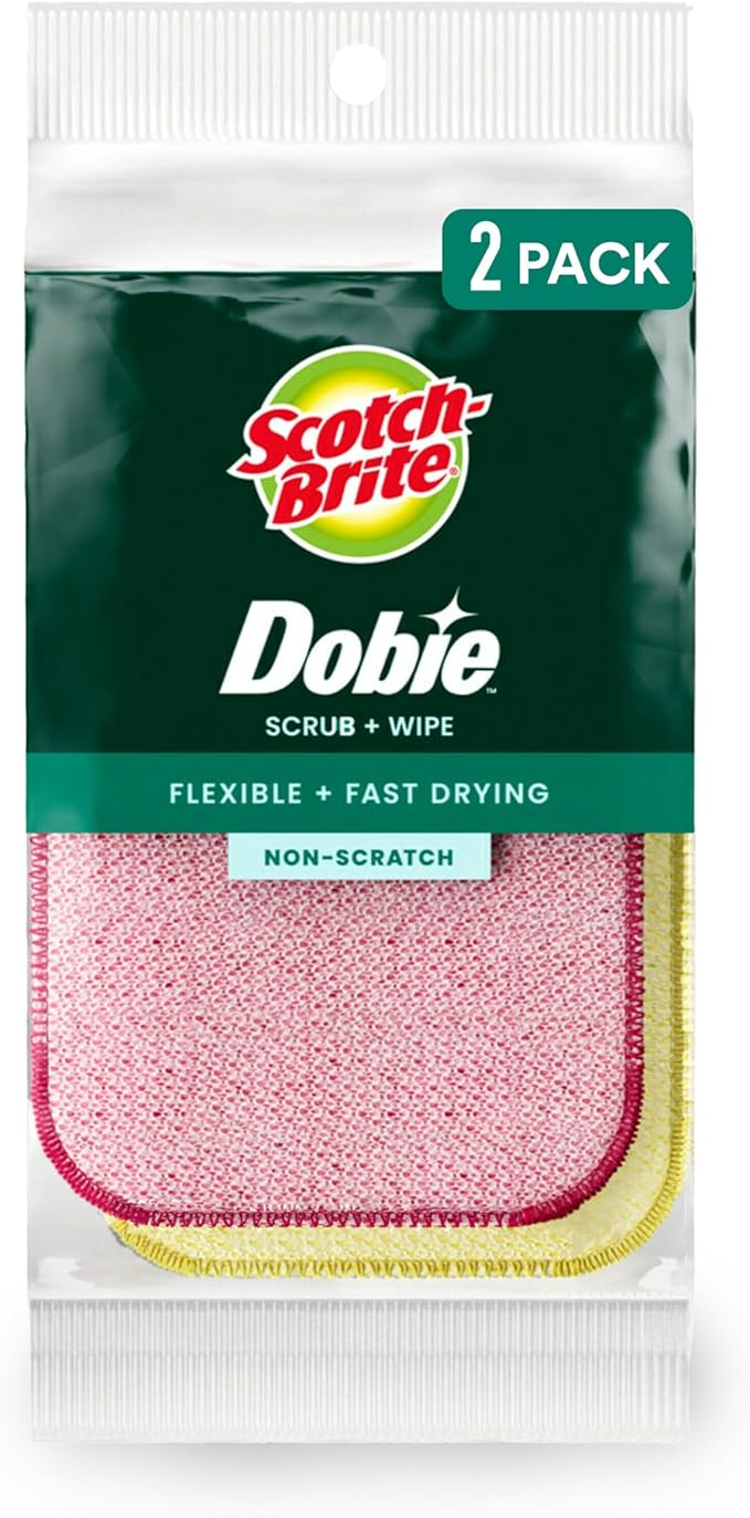 Scotch-Brite Dobie Scrub & Wipe Cloths, Sponge Cloths by Scotch-Brite