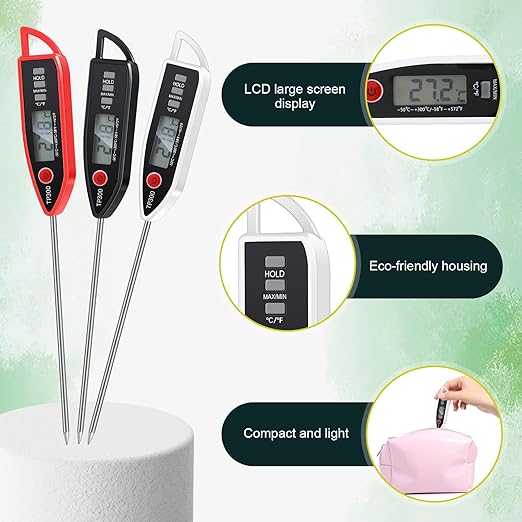 Copkim 3 Set Waterproof Food Thermometer - Image 3