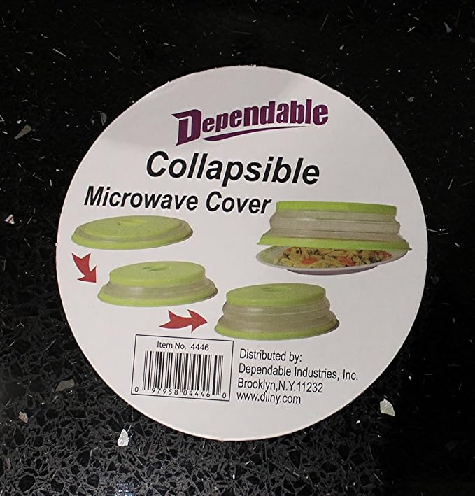 Dependable Industries' 2-in-1 Collapsible Microwave Splatter Guard Cover & - Image 9