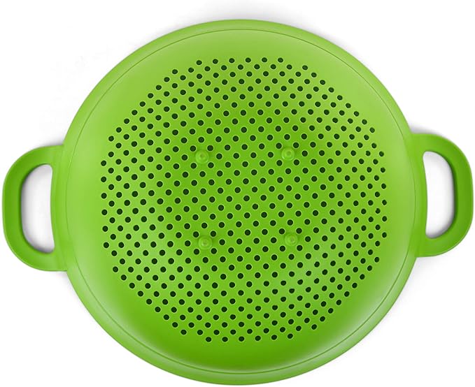 Mintra Home Plastic Strainer Colanders Set: 3, 3.5 and 5 Quart Double Strong - Image 5