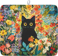 Spring Summer Floral Cat Dish Drying Mat by Unknown