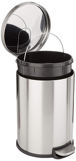 Amazon Basics Round Cylindrical Trash Can - Image 4