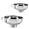 Funnel Set - 2Pcs Stainless Steel Ideal by Unknown