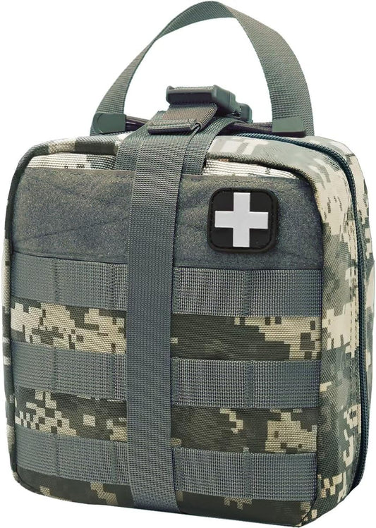 First Aid Kit Med Medical - Kit Rip-Off 180 pcs Water-Resistant Emergency Kit for Camping Hiking Home Outdoor Truck Vehicle Car Fishing Travel Biking