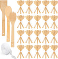 Reallnaive 72 Pcs Bamboo Spatula Wooden Kitchen Utensil Bulk 12''wood Spoon by Unknown