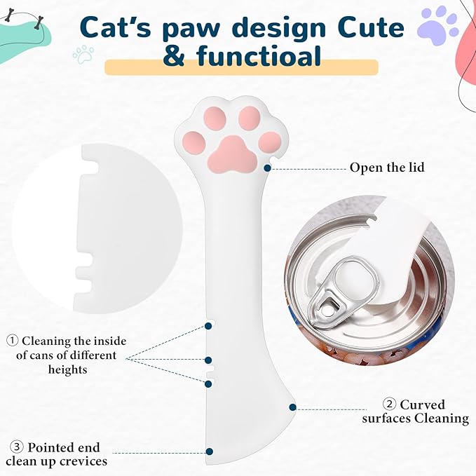 Uiifan Cat Food Lid Cat Food Can Covers Lids 8 Pcs Pet Can Supplies Set 5 - Image 4