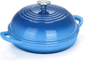 TeamFar Cast Iron Bread Dutch Oven, 6 Qt Enameled Dutch Oven Pot by TeamFar