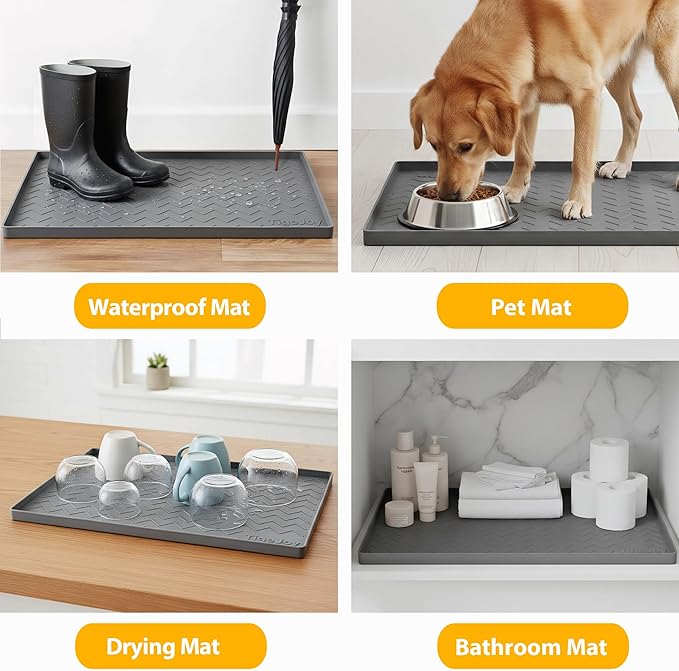 TigeJoy 34" x 19" Under Sink Mats - Image 7
