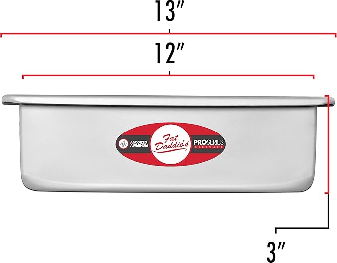 Fat Daddio's POB-12163 Anodized Aluminum Sheet Cake Pan - Image 3