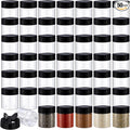50 Pack 4 oz Spice Jars Plastic Clear Empty Bottles by Yiyiring
