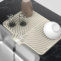 Silicone Drying Mat for Kitchen Counter, Dish Drying Rack Matt by JOOKKI