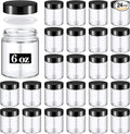 Domensi 24 Pcs Bulk 6oz Glass Jars by Domensi