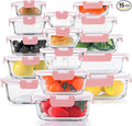 KOMUEE 30 Pieces Glass Food Storage Containers Set, Meal Prep Containers Set by KOMUEEUS
