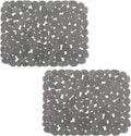 Bligli Pebble Sink Mat for Stainless Steel/Ceramic Sinks, 2 Pack PVC Sink by BliGli