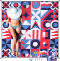 HIHOHO Beach Blanket Waterproof Sandproof Extra Large Beach Mat 79" X by HIHOHO