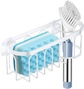 2-in-1 Sponge Holder for Kitchen Sink, Sink Caddy Kitchen Sink Organizer by Yazoni