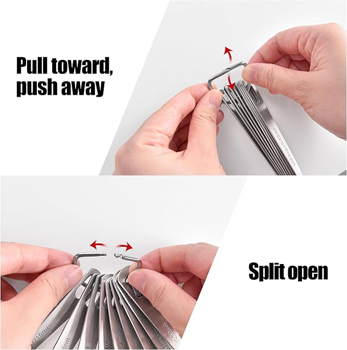 Doosu Measuring Spoons Set of 7-18/8 Stainless Steel Heavy Duty Teaspoons - Image 9