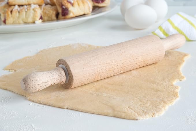 Fox Run Small Wooden Rolling Pins, 8 Inch Barrel - Image 3