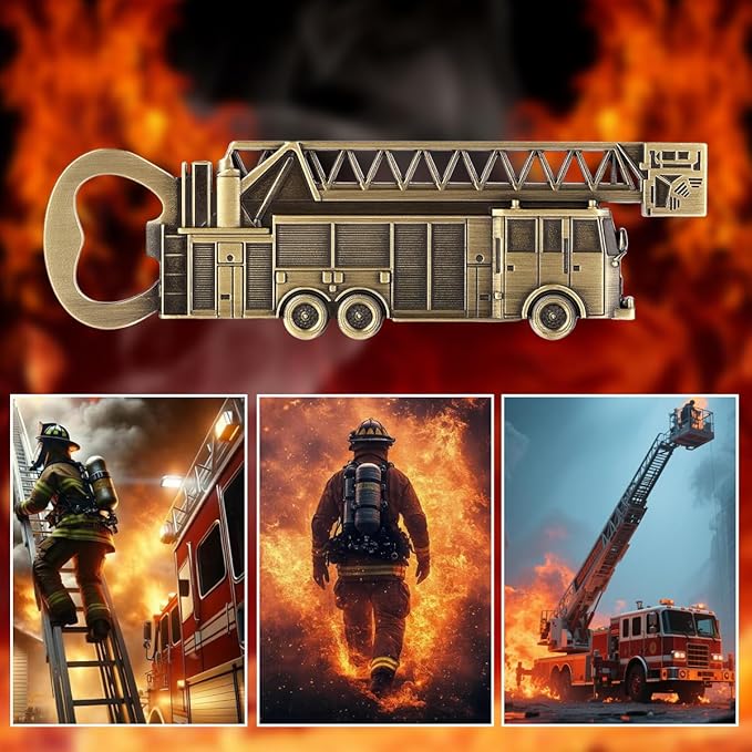 Fire Truck Bottle Opener – Firefighter Gifts - Image 4
