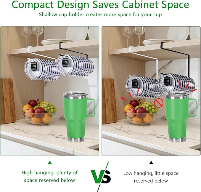 2 Pack Tumbler Lid Organizer, Cup Lid Holder - Image 4