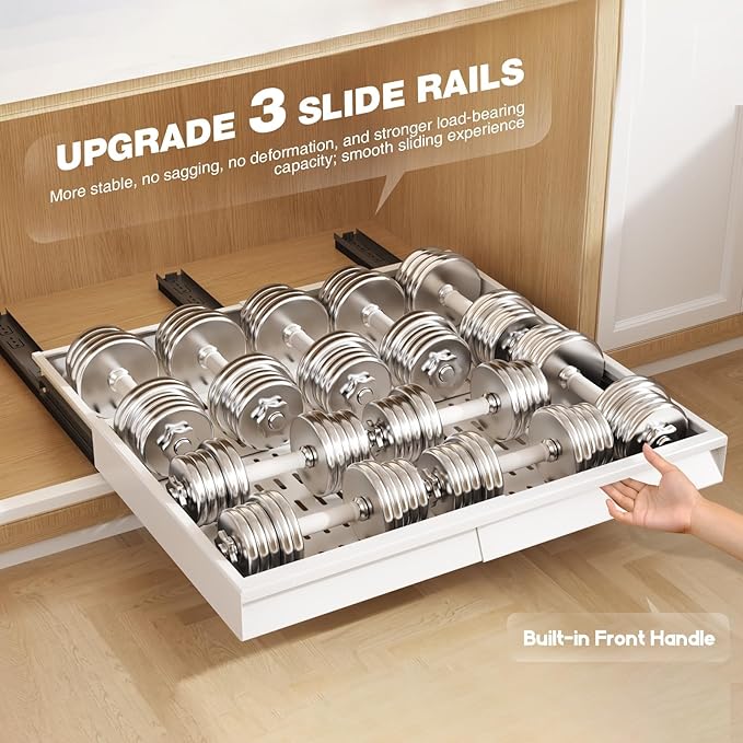 Seinloes 2 Pack Pull Out Cabinet Organizer - Image 6