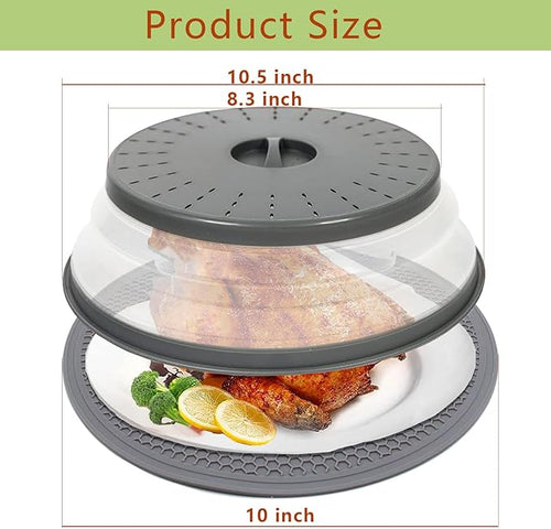 10.5" Microwave Splatter Cover for Food - Image 2