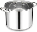 Stainless Steel Large Stock Pot, LIANYU 16 QT Heavy Duty Stockpot by LIANYU