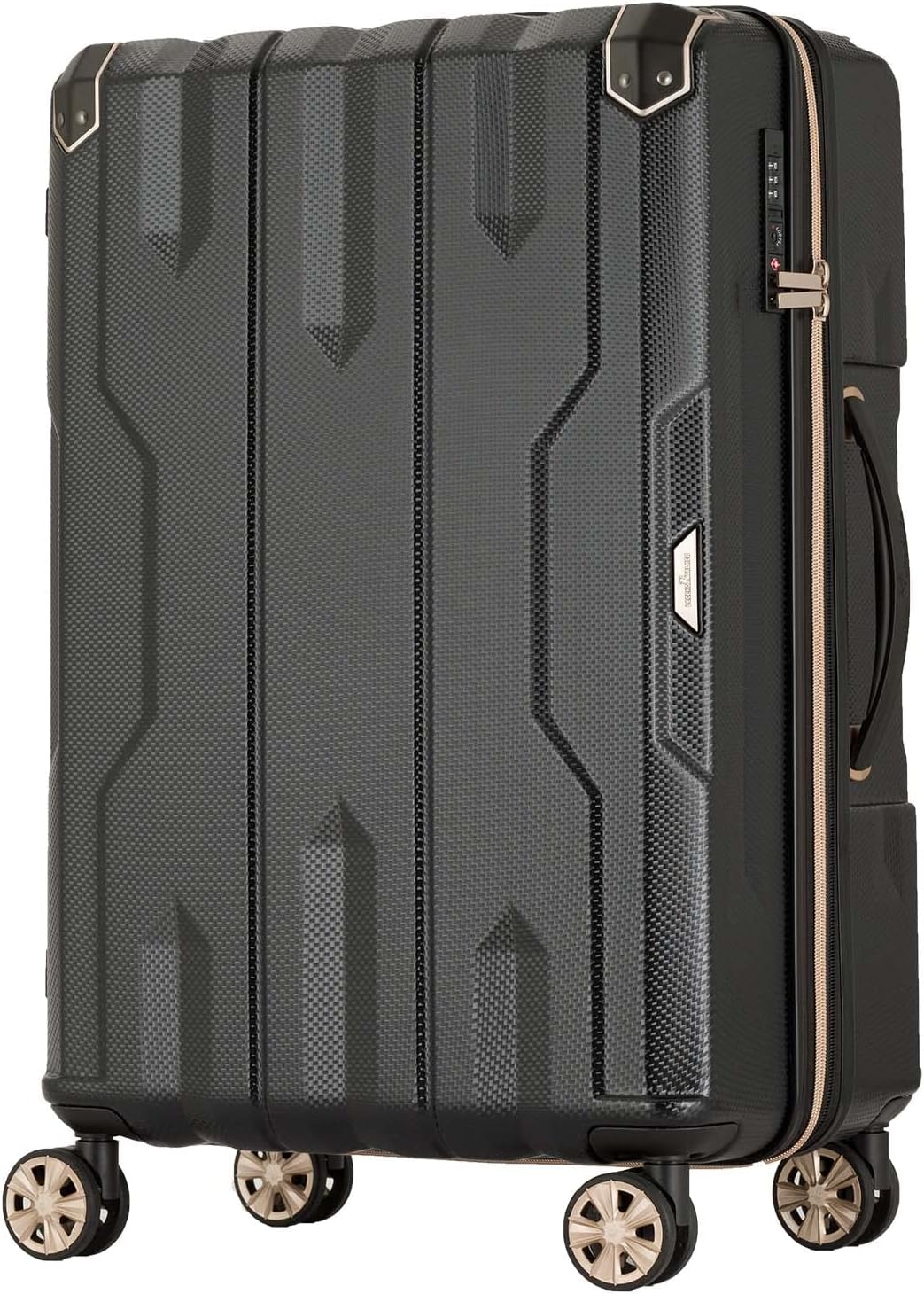 LEGEND WALKER SPATHA Hardside Expandable Luggage, 27-inch, Black, 5109-60-BK