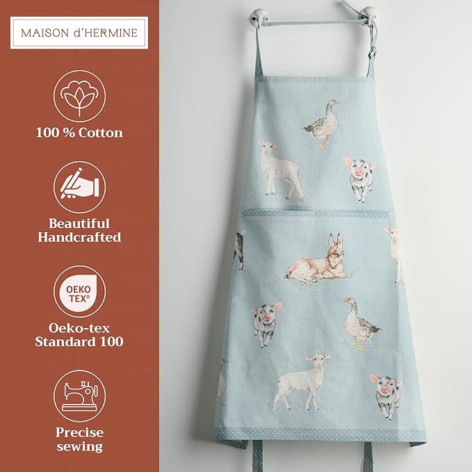 Maison d' Hermine 100% Cotton Apron - Image 2