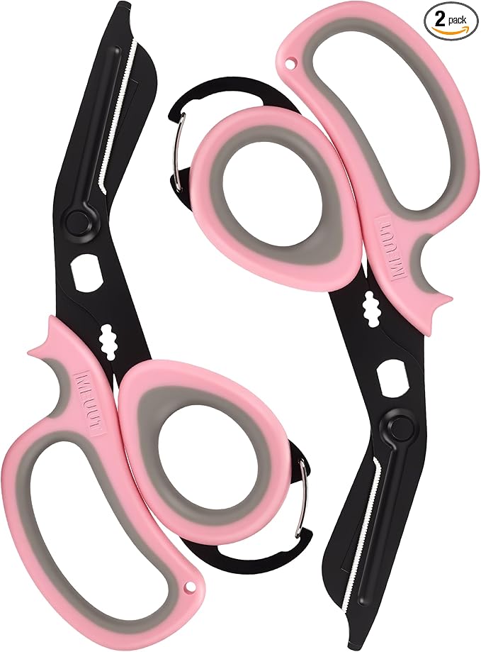 MEUUT 2 PCS All Purpose Scissor –7.5in Multi-Purpose Utility Scissors by MEUUT